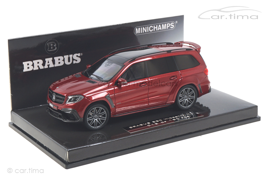 Brabus 850 Widestar XL Basis Mercedes-AMG GLS 63 rot Minichamps 1:43 437037362
