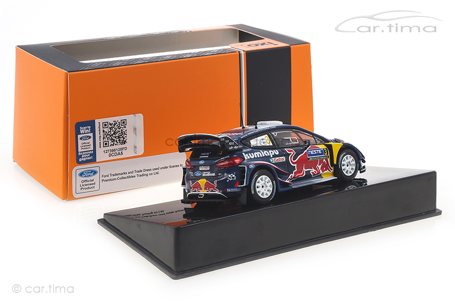 Ford Fiesta WRC Rallye Finnland 2018 Suninen/Markkula IXO 1:43 RAM686