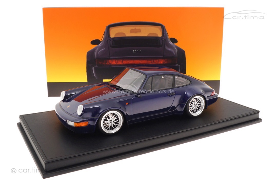 Porsche 911 (964) Carrera 30 Jahre 911 Viola met. BBS Alu-Felgen car.tima CUSTOMIZED 1:18
