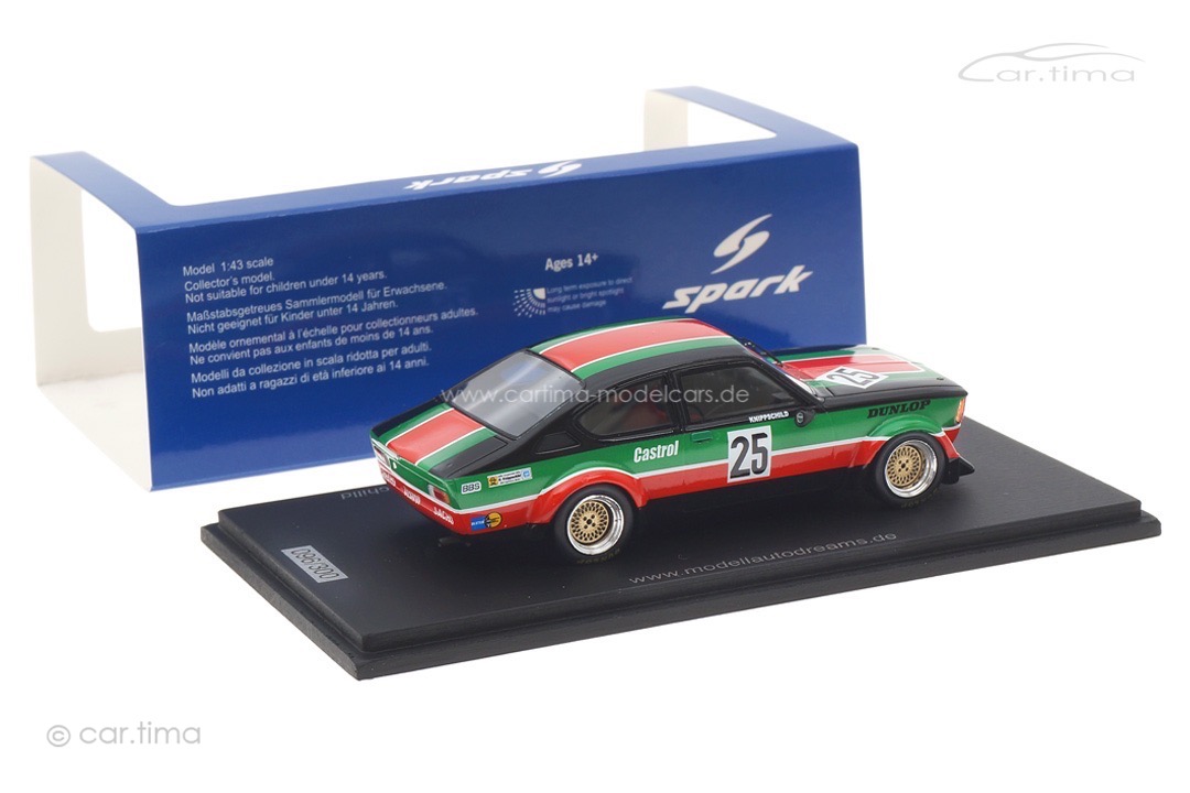Opel Kadett C GT/E DRM Zolder 1980 Günther Knippschild Spark 1:43 MAD013