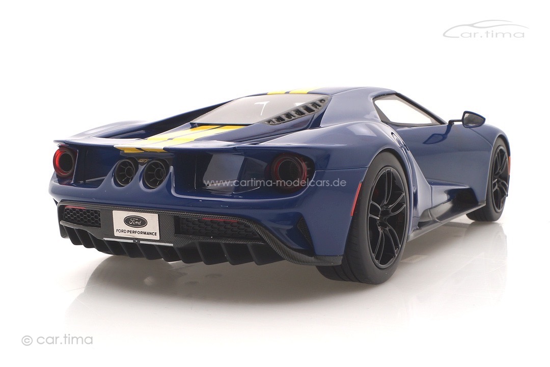 Ford GT Sunoco blue/yellow stripes TopSpeed 1:18 TS0305