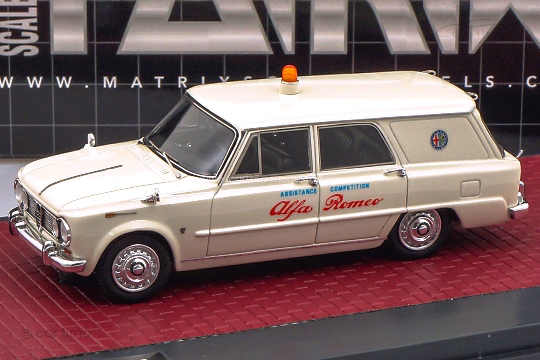 Alfa Romeo Giulia (Typ 105) Carrozzeria Colli Assistance Competition Matrix 1:43 MX40102-161