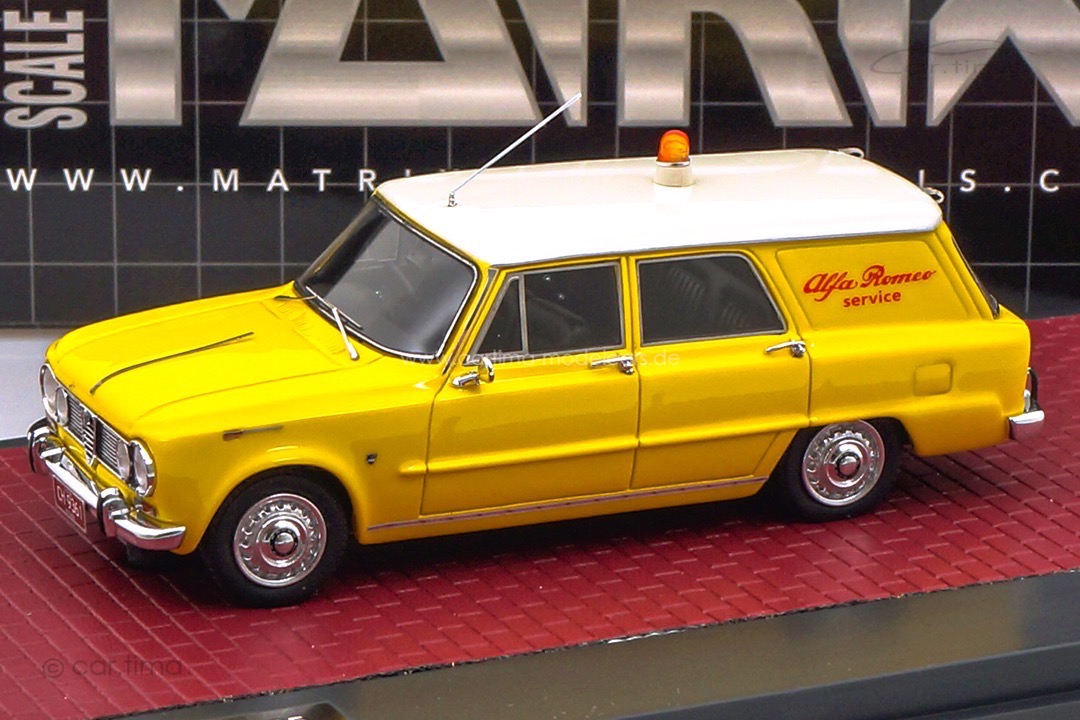 Alfa Romeo Giulia (Typ 105) Carrozzeria Colli Alfa Romeo Service Matrix 1:43 MX40102-163