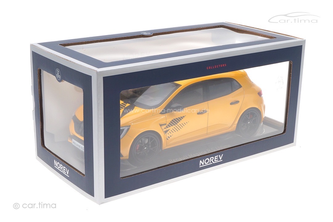 Renault Megane R.S. Ultime 2023 Sirius Yellow Norev 1:18 185395