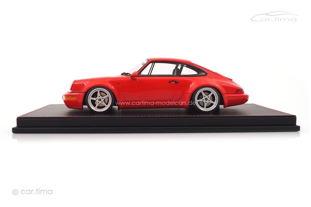 Porsche 911 (964) Carrera 30 Jahre Jubi Indischrot OZ Mito Alu-Felgen car.tima CUSTOMIZED 1:18
