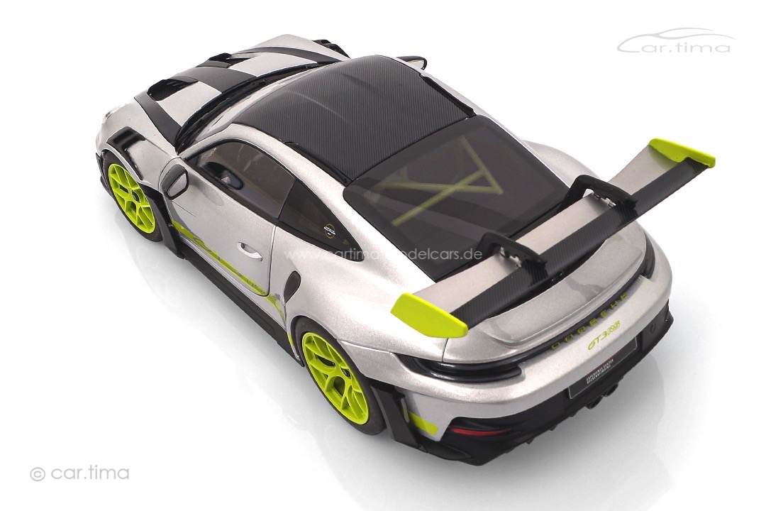 Porsche 911 (992) GT3 RS GT-silber/Acidgrün Norev 1:18 WAP0212100TGT3