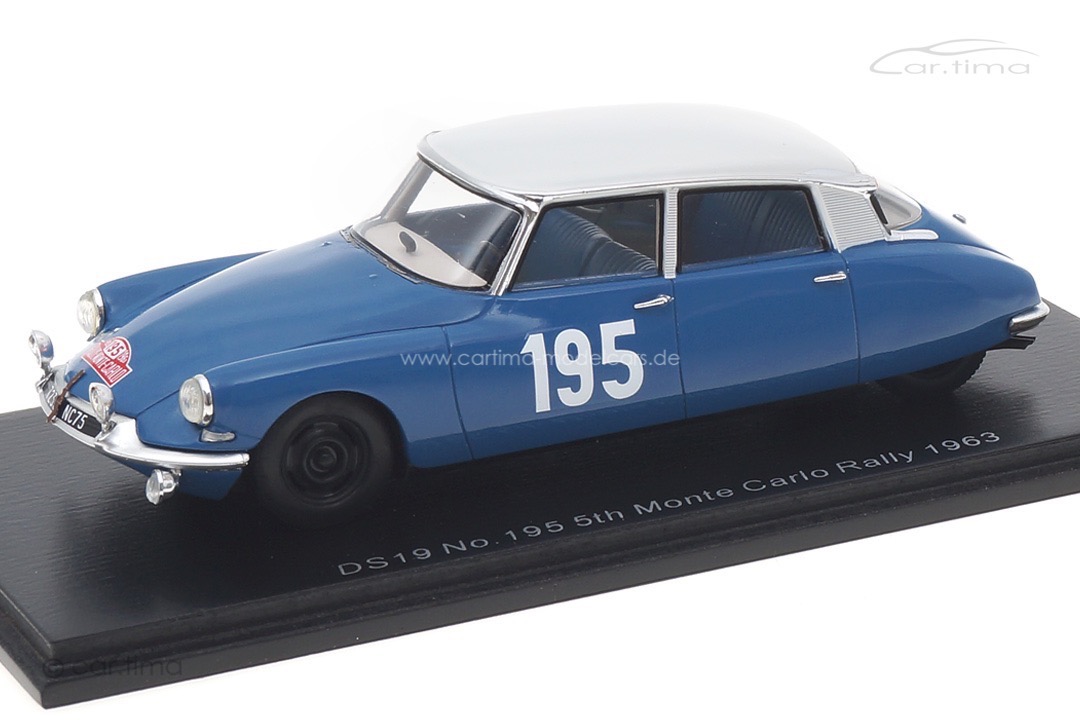 Citroen DS19 Rallye Monte Carlo 1963 Neyret/Terramorsi Spark 1:43 S5533