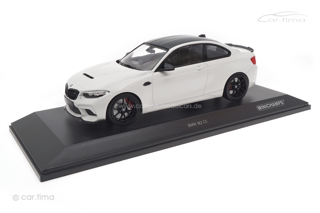 BMW M2 CS Weiß/Rad schwarz Minichamps 1:18 155021025