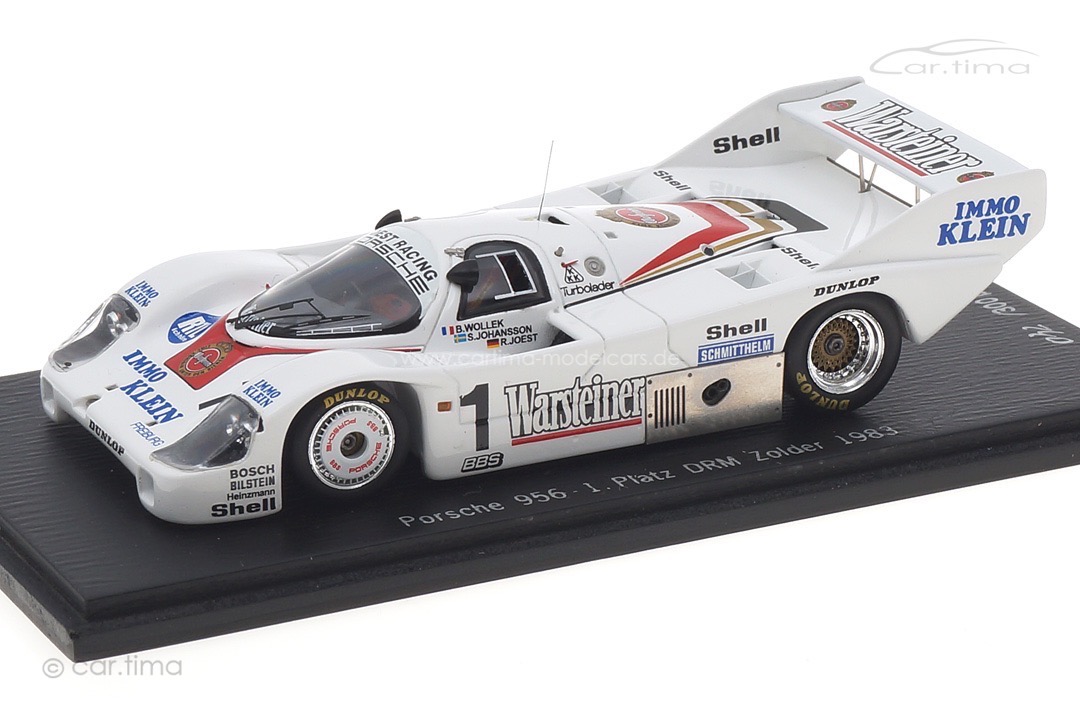 Porsche 956 Winner DRM Zolder 1983 Bob Wollek #300/300 Spark 1:43 CA-WOL-06
