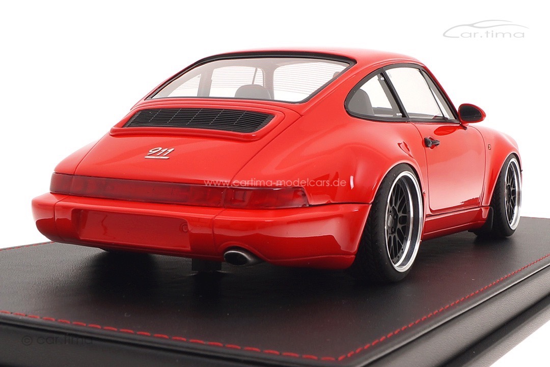 Porsche 911 (964) Carrera 30 Jahre 911 Jubi rot 19" BBS Alu-Felgen car.tima CUSTOMIZED 1:18