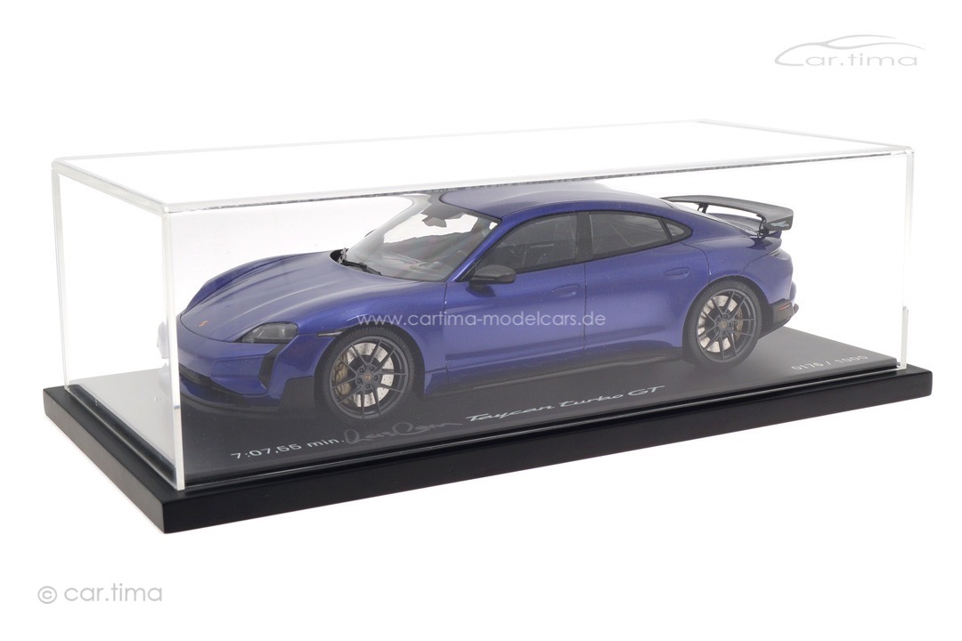 Porsche Taycan Turbo GT Rundenrekord Nordschleife Originalsignatur Lars Kern Minichamps 1:18