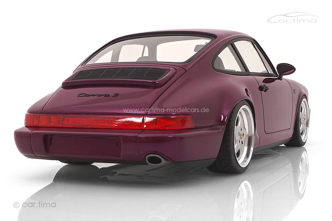 Porsche 911 (964) Carrera 2 Amethyst met. Speedline Alufelgen car.tima CUSTOMIZED 1:18