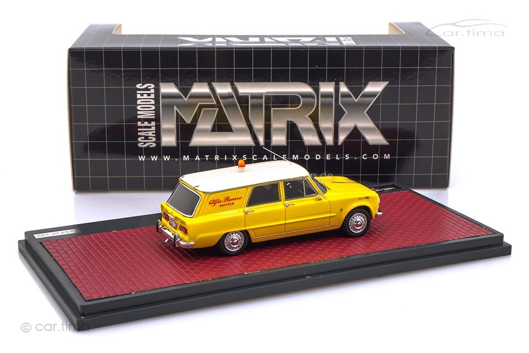 Alfa Romeo Giulia (Typ 105) Carrozzeria Colli Alfa Romeo Service Matrix 1:43 MX40102-163