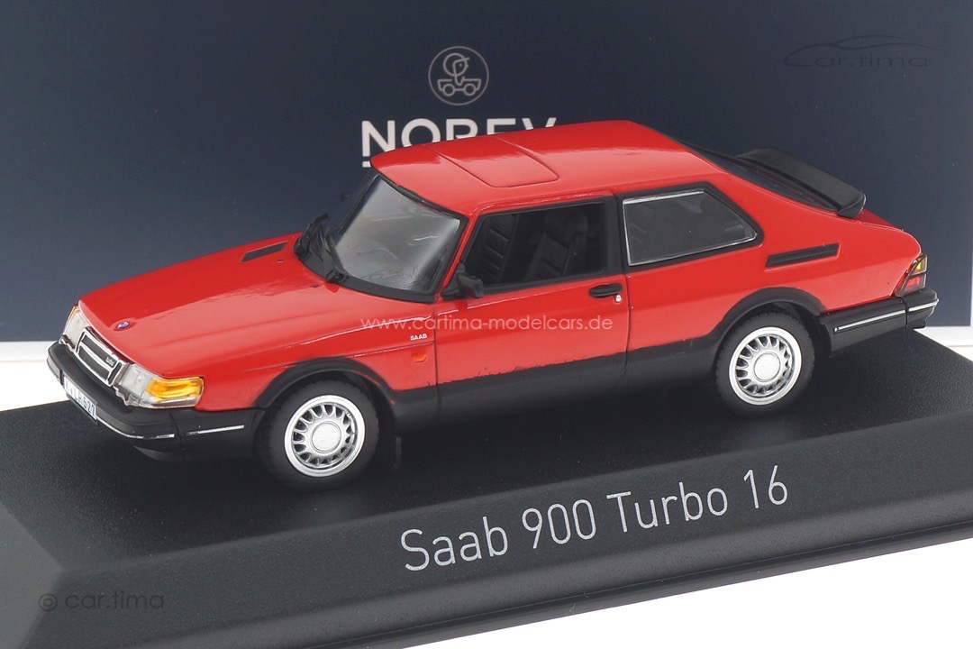 Saab 900 Turbo 16 rot Norev 1:43 810035