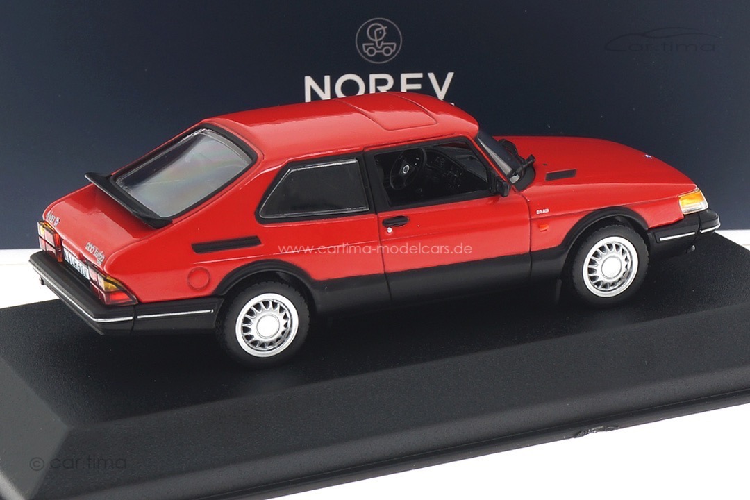 Saab 900 Turbo 16 rot Norev 1:43 810035
