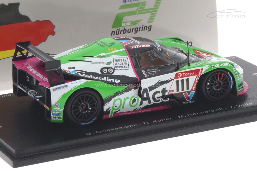 KTM X-BOW GT4 Class winner 24h Nürburgring 2020 Griesemann/Kofler/Volte Spark 1:43 SG699