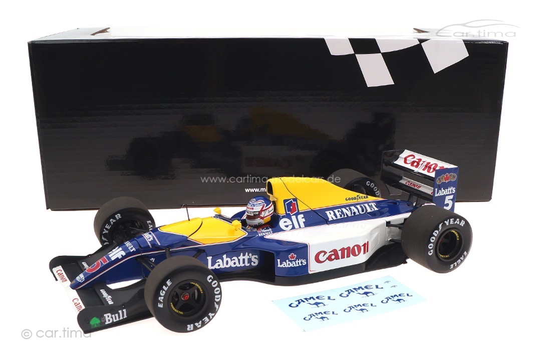 Williams Renault FW14B Nigel Mansell World Champion 1992 Minichamps 1:18 110920005