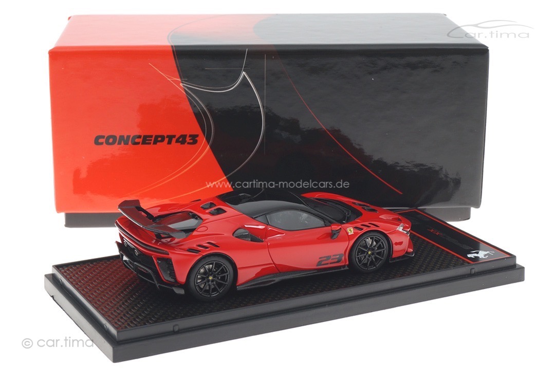 Ferrari SF90 XX Stradale Rosso Corsa 322 #23 BBR 1:43 BBRC285B