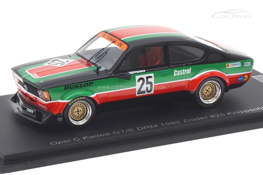 Opel Kadett C GT/E DRM Zolder 1980 Günther Knippschild Spark 1:43 MAD013
