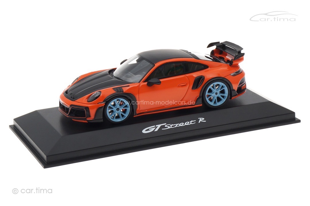 TECHART GTstreet R (Basis 992 Turbo) Gulforange/Rad Gulfblau car.tima CUSTOMIZED CAC04323008