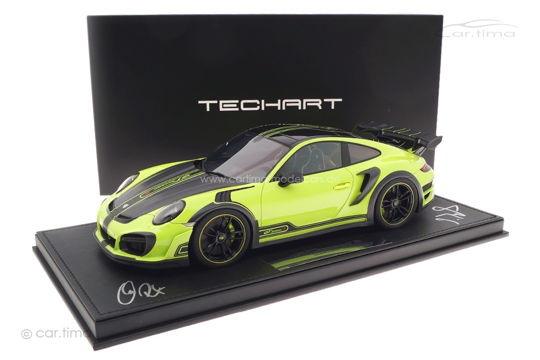TECHART GTstreet R Daphnegrün Originalsignaturen TECHART Gründer Thomas Behringer/Matthias Krauß