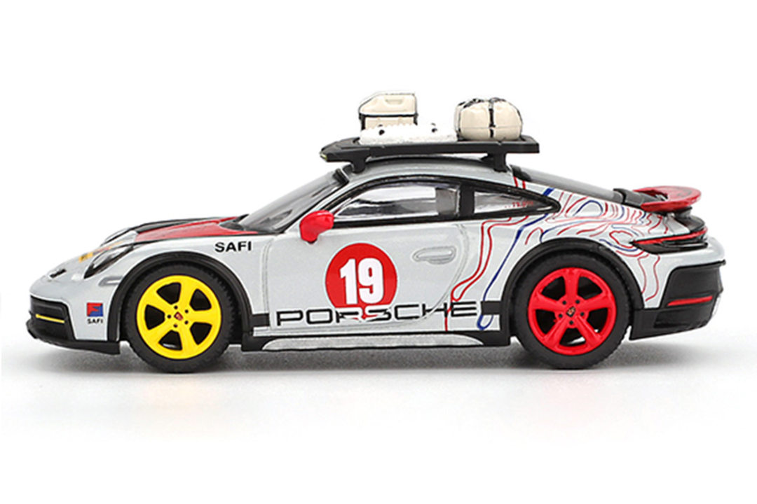Porsche 911 (992) Dakar "Uncle Rally" 2024 MINI GT 1:64 MGT01068-L