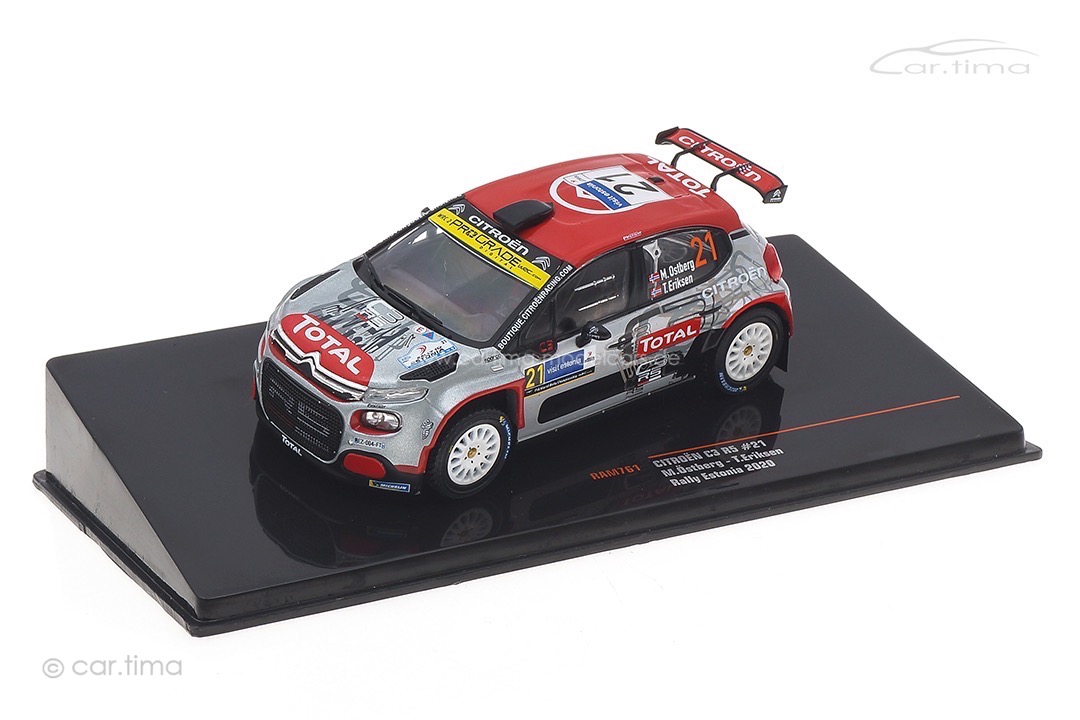Citroën C3 R5 Rallye Estonia 2020 Östberg/Eriksen IXO 1:43 RAM761
