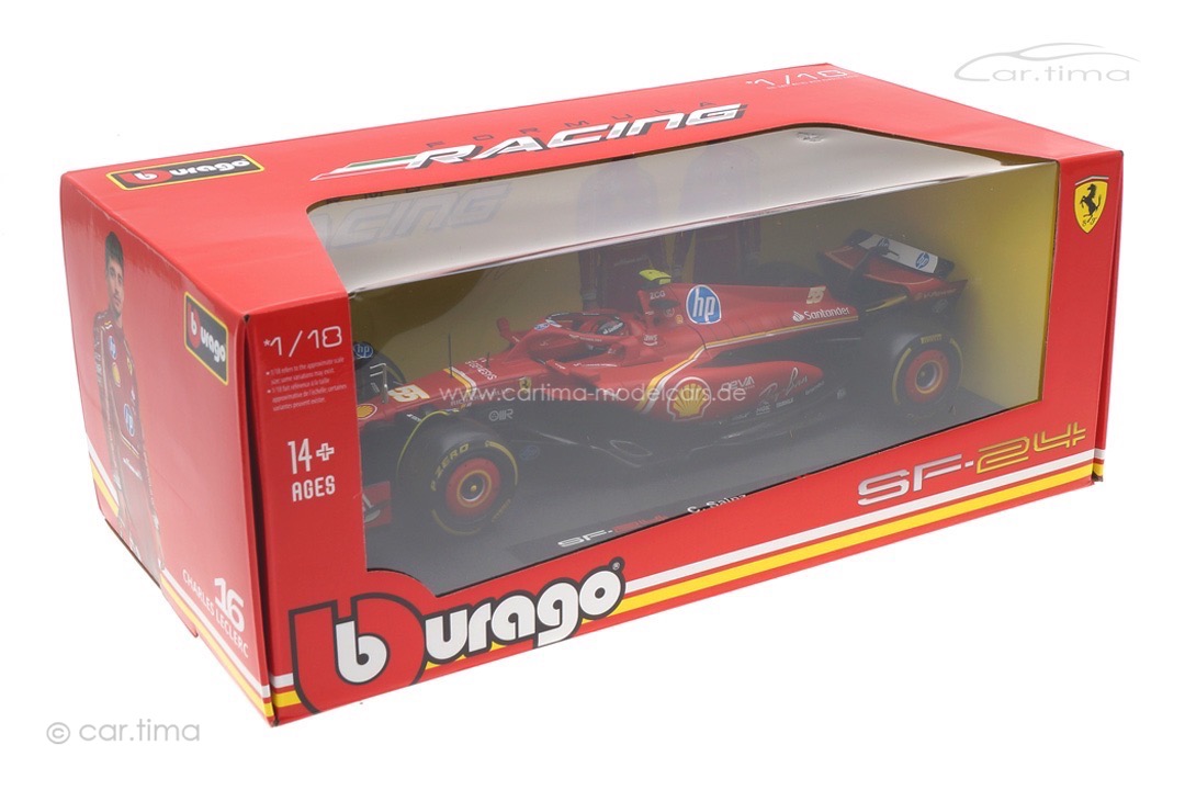 Ferrari F1 SF-24 GP 2024 Carlos Sainz Bburago 1:18 18-16815-S