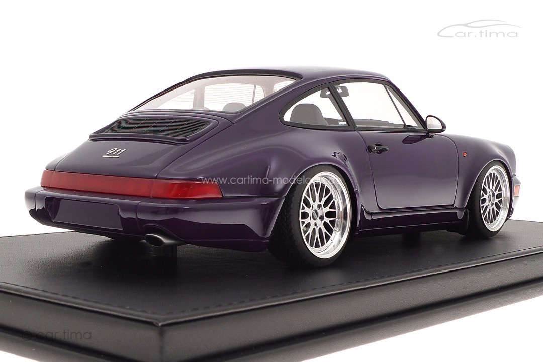 Porsche 911 (964) Carrera 30 Jahre 911 Viola met. BBS Alu-Felgen car.tima CUSTOMIZED 1:18