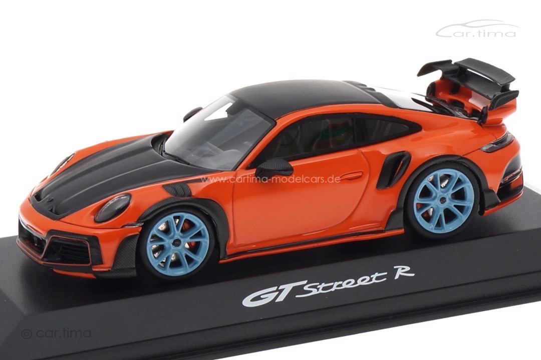 TECHART GTstreet R (Basis 992 Turbo) Gulforange/Rad Gulfblau car.tima CUSTOMIZED CAC04323008