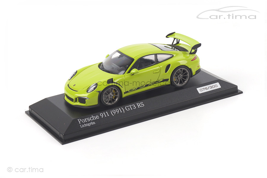 Porsche 911 (991) GT3 RS Lichtgrün Minichamps 1:43 CA04316007