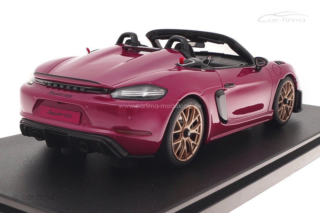 Porsche 718 Spyder RS Weissach Package Sternrubin GT Spirit 1:18 GT486