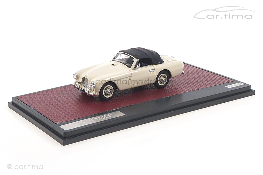 Aston Martin DB2/4 MKII DHC by Tickford 1955 weiß Matrix 1:43 MX40108-062