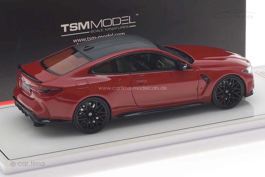 BMW M4 Competition (G82) Toronto Red met. TSM 1:43 TSM430570