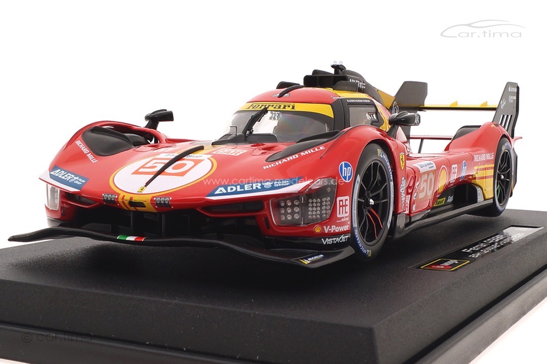 Ferrari 499P Winner 24h Le Mans 2024 Fuoco/Molina/Nielsen Bburago 1:18 18-16303-50