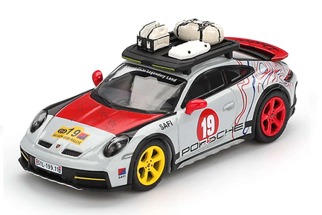 Porsche 911 (992) Dakar "Uncle Rally" 2024 MINI GT 1:64 MGT01068-L