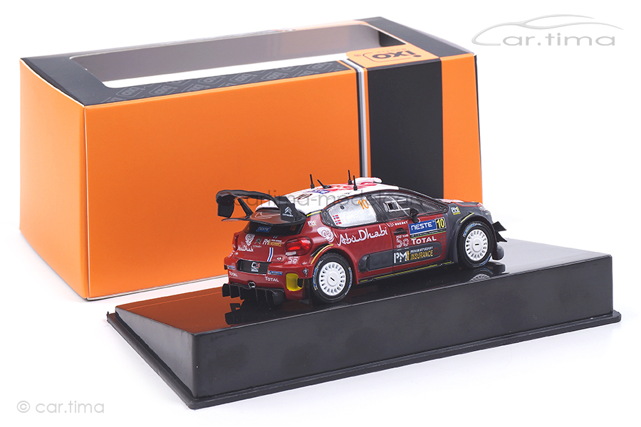 Citroen C3 WRC Finnland Rallye 2018 Ostberg/Eriksen IXO 1:43 RAM679