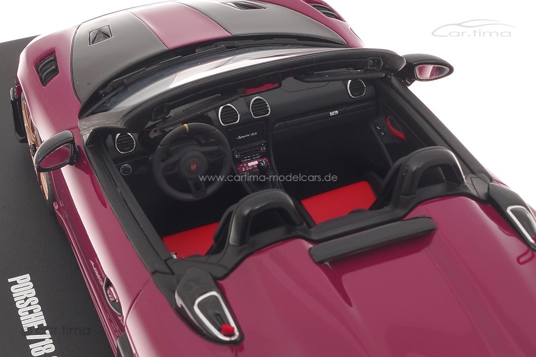 Porsche 718 Spyder RS Weissach Package Sternrubin GT Spirit 1:18 GT486