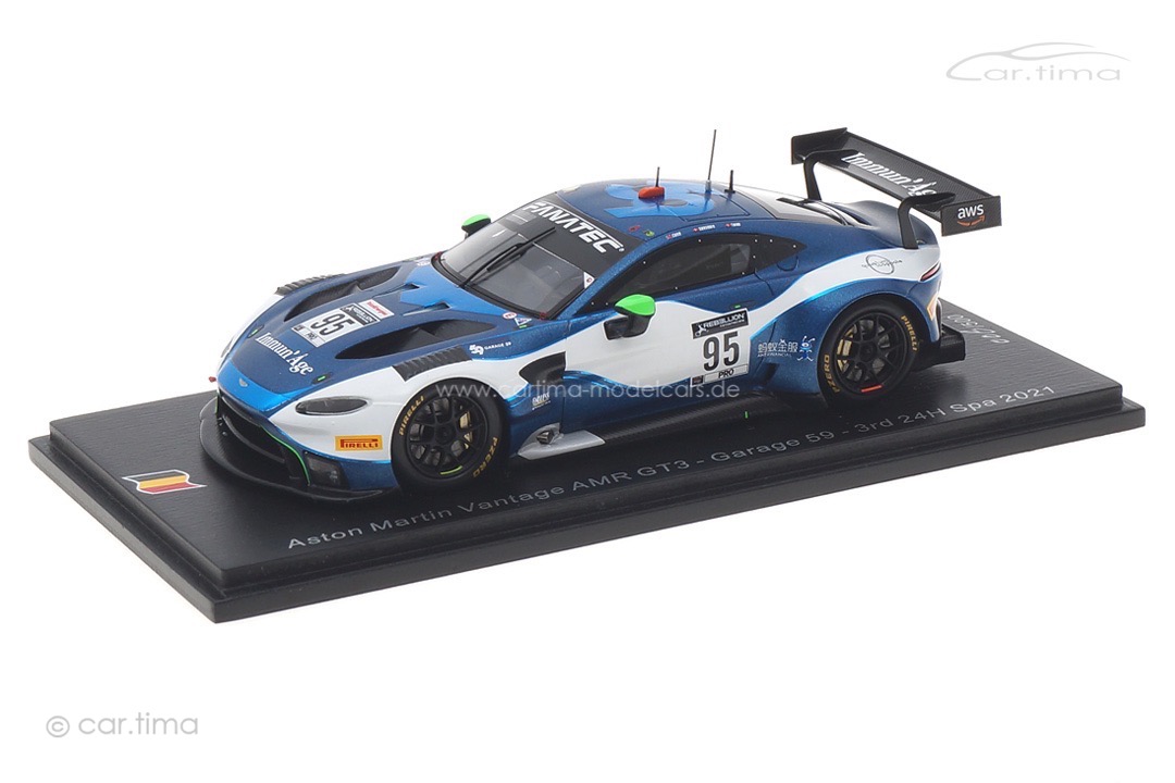 Aston Martin Vantage AMR GT3 24h Spa 2021 Gunn/Thiim/Sørensen Spark 1:43 SB431