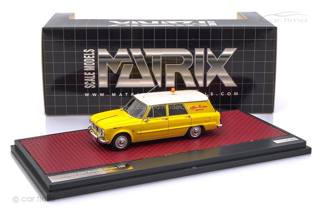 Alfa Romeo Giulia (Typ 105) Carrozzeria Colli Alfa Romeo Service Matrix 1:43 MX40102-163