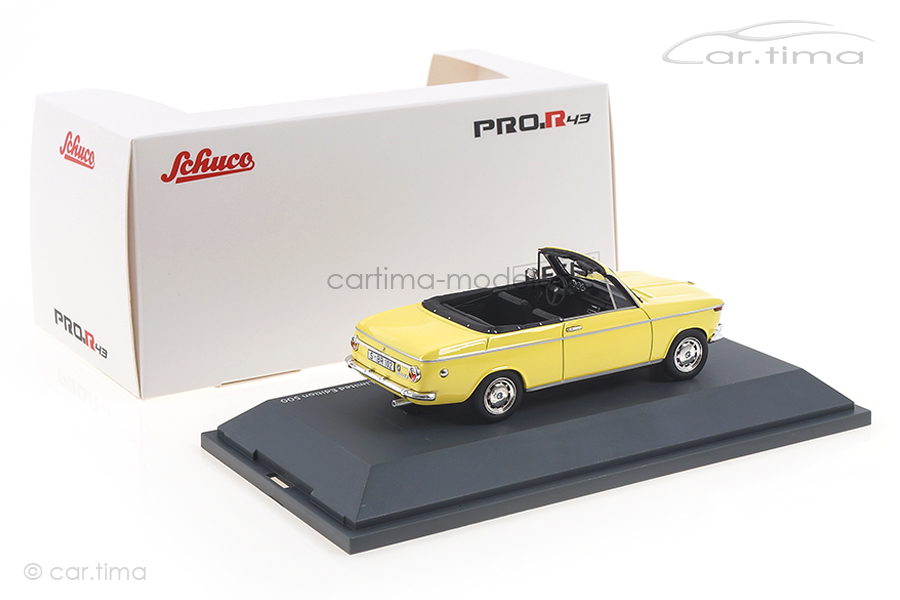BMW 2002 Baur Cabrio gelb Schuco 1:43 450908500