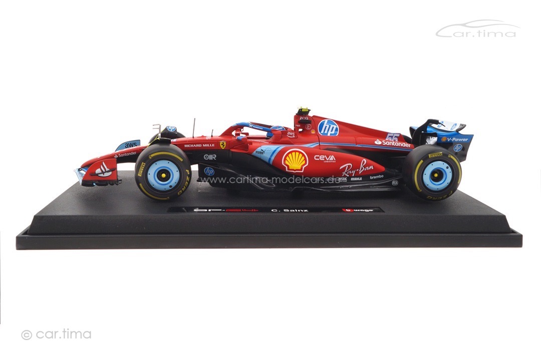 Ferrari F1 SF-24 GP USA Miami 2024 Carlos Sainz Jr. Bburago 1:18 18-16815-S-Miami