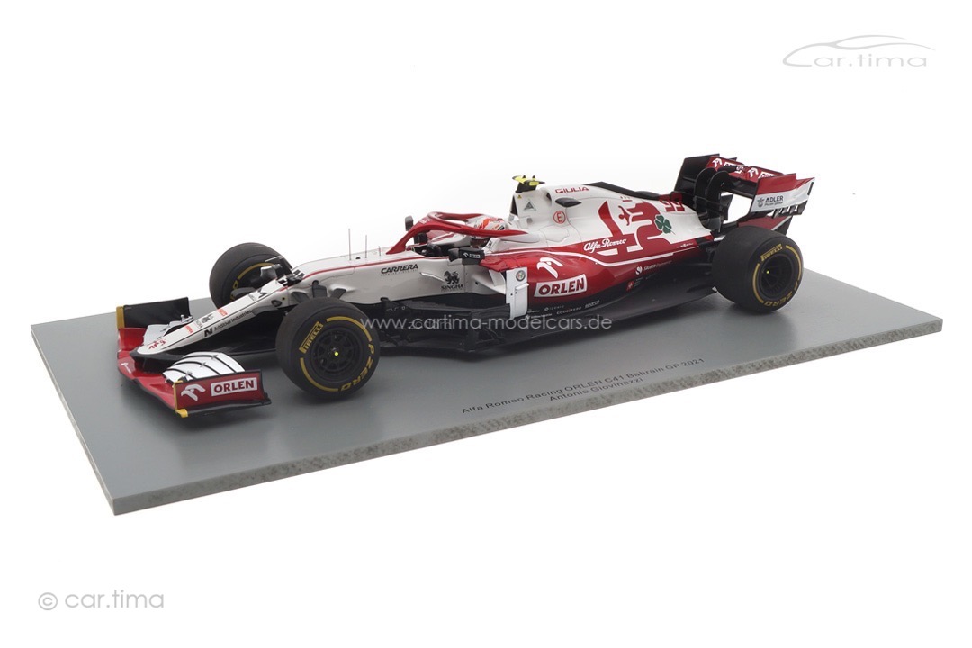 Alfa Romeo Racing ORLEN C41 GP Bahrain 2021 Antonio Giovinazzi Spark 1:18 18S579