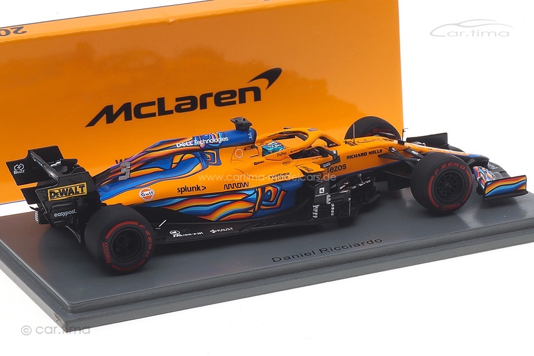 McLaren MCL35M GP Abu Dhabi 2021 Daniel Ricciardo Spark 1:43 S7854