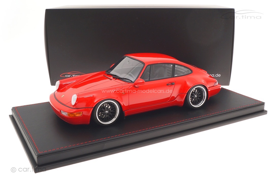 Porsche 911 (964) Carrera 30 Jahre 911 Jubi rot 19" BBS Alu-Felgen car.tima CUSTOMIZED 1:18