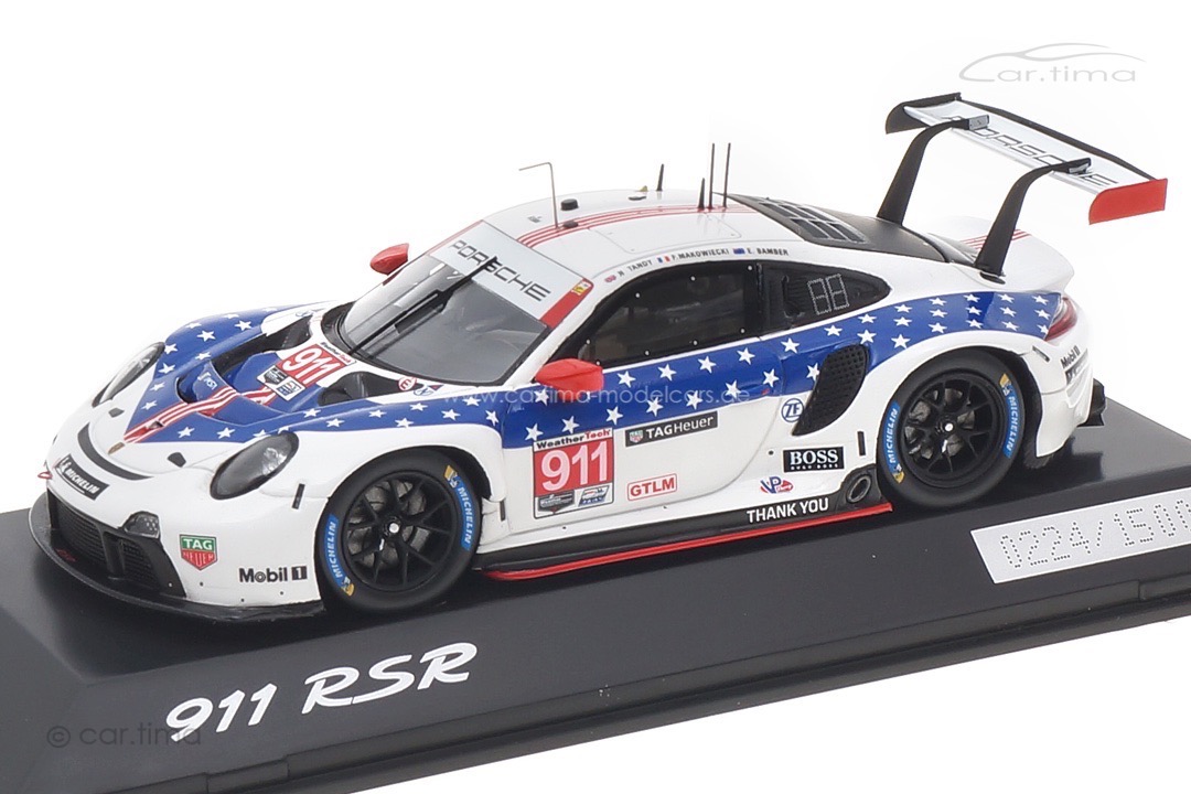 Porsche 911 RSR 12h Sebring 2020 Bamber/Makowiecki/Tandy Spark 1:43 WAP0200100N0FW