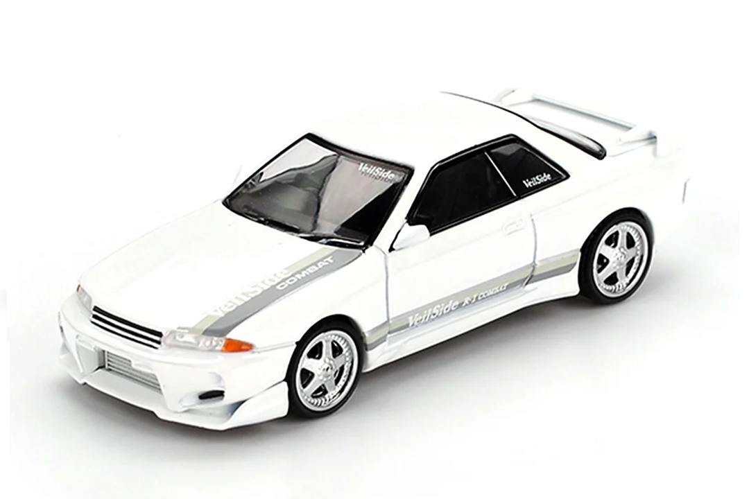 Nissan Skyline GT-R (R32) Veilside Combat C-1 weiß MINI GT 1:64 MGT01066-R