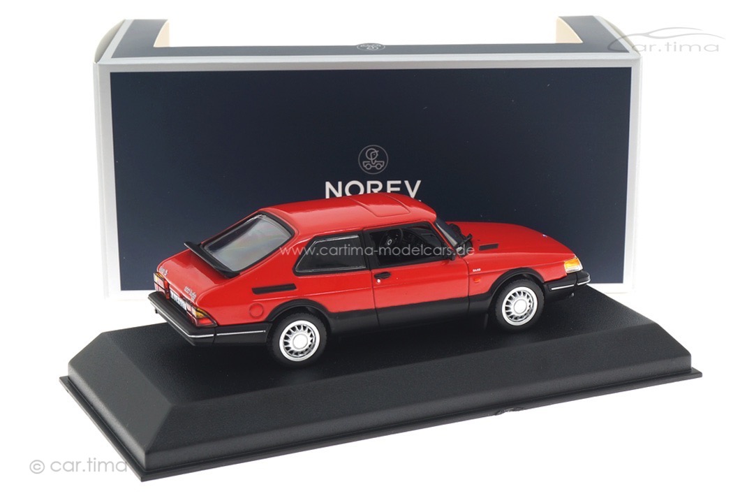 Saab 900 Turbo 16 rot Norev 1:43 810035