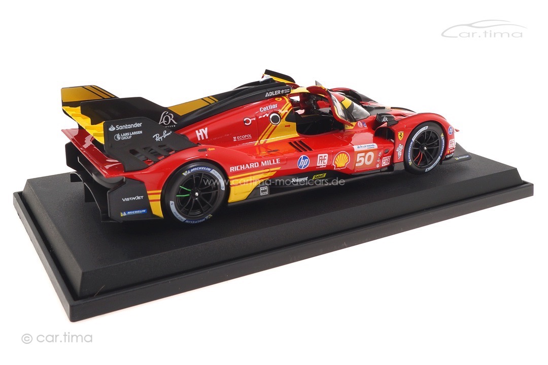 Ferrari 499P Winner 24h Le Mans 2024 Fuoco/Molina/Nielsen Bburago 1:18 18-16303-50