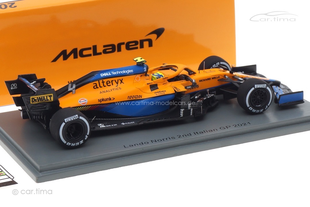 McLaren MCL35M GP Italien 2021 Lando Norris/pit board Spark 1:43 S7690